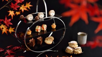 จิบน้ำชายามบ่ายต้อนรับฤดูใบไม้เปลี่ยนสีของประเทศญี่ปุ่น