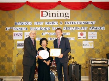 ห้องอาหารเอสเพรสโซ่ คว้ารางวัลประเภทอาหารบุฟเฟ่ต์นานาชาติที่ดีที่สุด