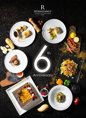 ฉลองครบรอบ 6 ปี ณ โรงแรมเรเนซองส์ กรุงเทพฯ ราชประสงค์ 
