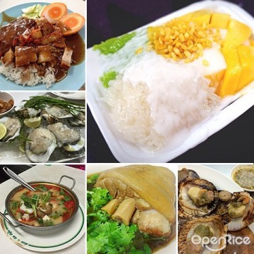 【燒海鮮冬炎豬腳飯，泰好吃啦！ 】曼谷10大必吃