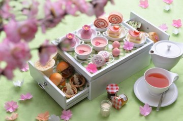 ชุดน้ำชายามบ่ายสีชมพูในธีมซากุระ @ โรงแรม ดิ โอกุระ เพรสทีจ กรุงเทพฯ