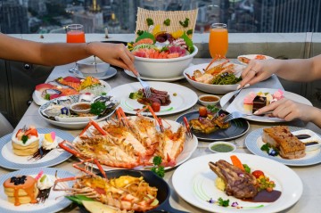 大滿足😍曼谷特色酒店自助餐