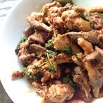 ผัดเผ็ดไก่บ้าน