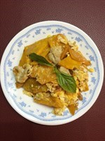 ฟักทองผัดไข่