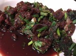 ลาบเลือดเนื้อวัว 