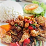 หมูผัดน้ำพริกเผา