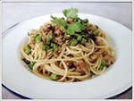 สปาเก็ตตี้ปลาร้าสับ