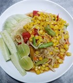 ส้มตำข้าวโพดปลาร้า