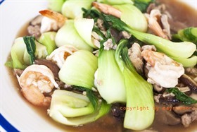 บ๊อกฉ่อยผัดกุ้ง