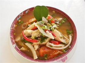 Spicy and Sour Tilapia Soup