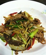 หมูผัดขิง