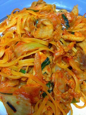 Fettuccini Kimchi