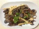 ผัดวุ้นเส้นกับเห็ด
