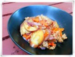 มะเขือม่วงผัดเต้าเจี้ยวหมูสับ
