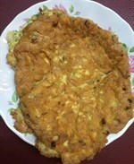 ไข่เจียวต้นหอมหมูสับ 