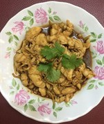 ไก่ผัดขิง 