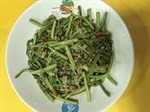 ผักกระเฉดผัดหมูสับและพริก