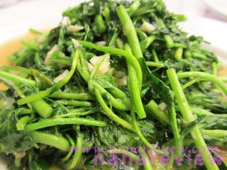 ผักน้ำผัดน้ำมันหอย