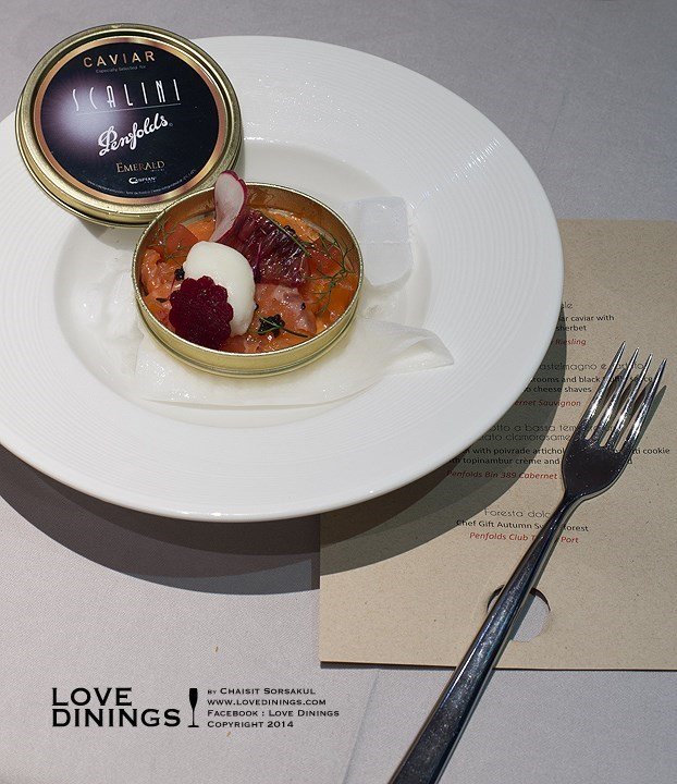 Salmone in lattina di caviale