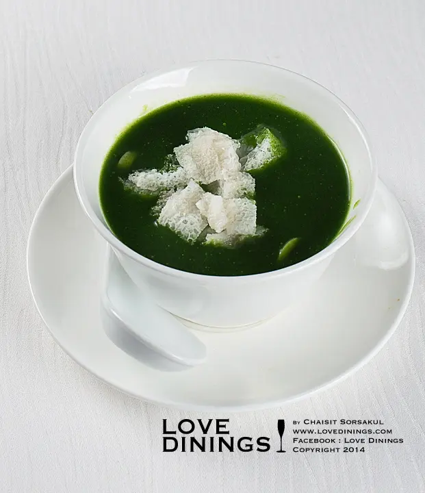 ซุปข้นมรกตเยื่อไผ่