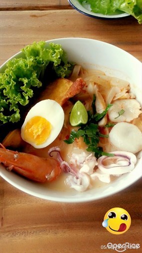 ต้มยำไข่สะเด็ด