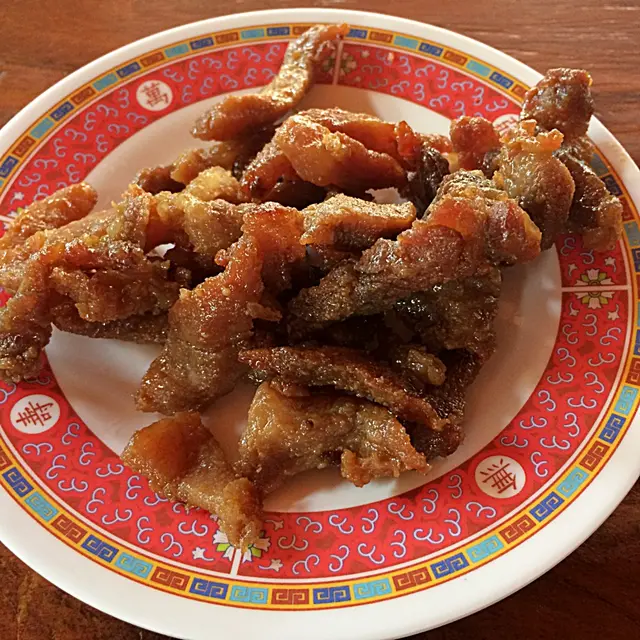 เมนูหมูทอดแดดเดียว อันนี้ชอบมากค่ะ ไม่มัน อร่อยสุดๆ