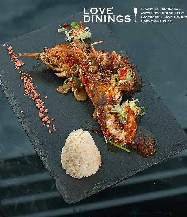 กุ้งแม่น้ำผัดเต้าซี่