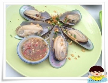 หอยแมลงภู่นึ่ง