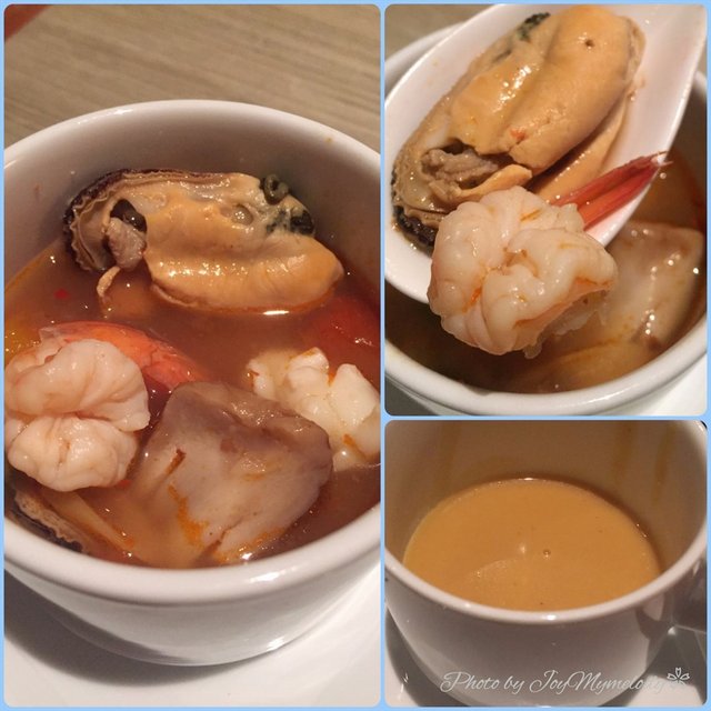 ต้มยำซีฟู้ด และ ซุปฟักทอง