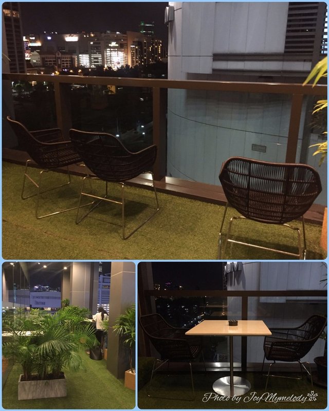 ในห้องอาหาร มีจุดชมวิวด้านนอกด้วยค่ะ