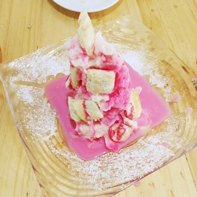 ปังเย็นนมชมพู