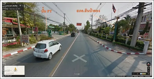 แผนที่ร้านข้าวซอยแม่พรรณี  สันป่าตอง  เชียงใหม่