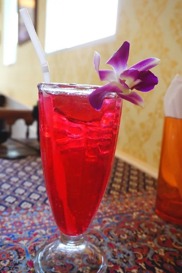 น้ำแดงมะนาวโซดา