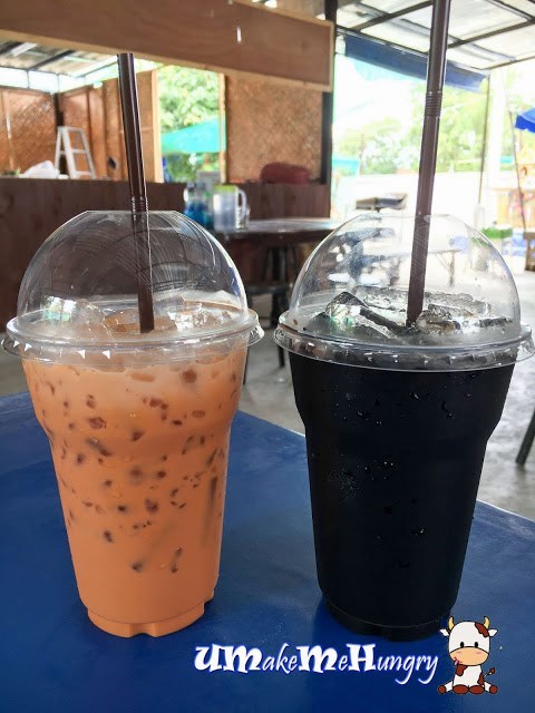 Thai Style Black Coffee - 20 Baht & Milk Tea - 25 Baht