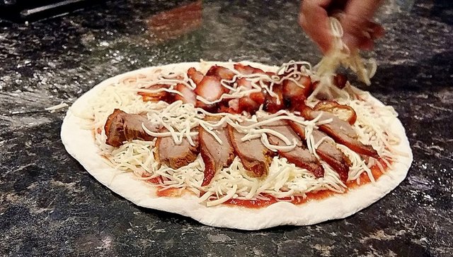 More cheese on top..