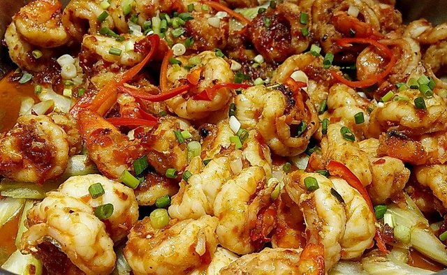 Stir-fried Shrimps with Sichuan Sauce