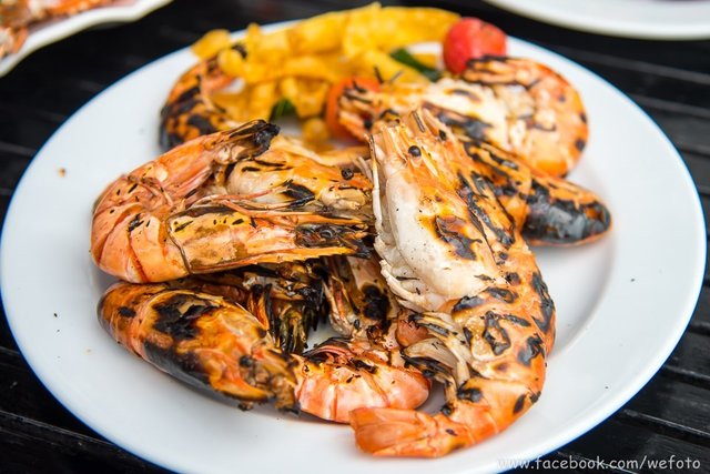 กุ้งเผา