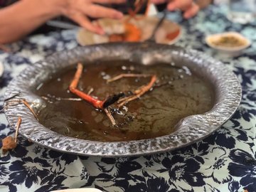 กุ้งอบภูเขาไฟ