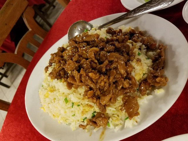 炒飯炒得很香又好味