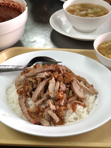 ข้าวหมูทอด