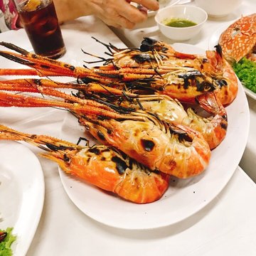 กุ้งแม่น้ำเผา