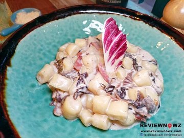 Gnocchi with Gorgonzola Speck E Radicchio
